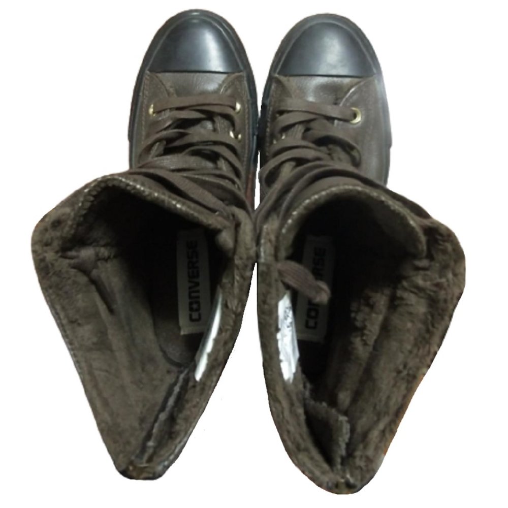 Converse High Top Sneaker Zip Combat Boots 7 - Picture 3 of 9
